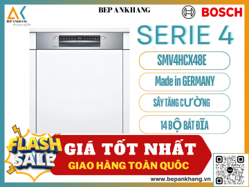 Máy rửa chén âm tủ BOSCH Serie 4 SMV4HCX48E 